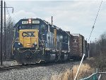 CSX 6129 on M)25 passing CP-JOHN